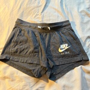 Nike Charcoal Gray Shorts with Logo